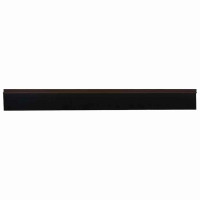 Produktbild för Självhäftande dörrborstlist 6 pcs Brun 100 cm Aluminiumlegering