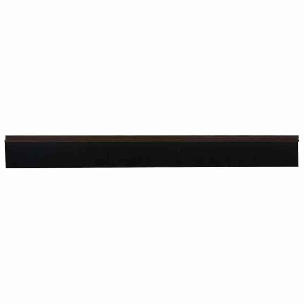 Produktbild för Självhäftande dörrborstlist 12 pcs Brun 100 cm
