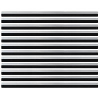 Produktbild för Självhäftande dörrborstlist 12 pcs Silver 100 cm