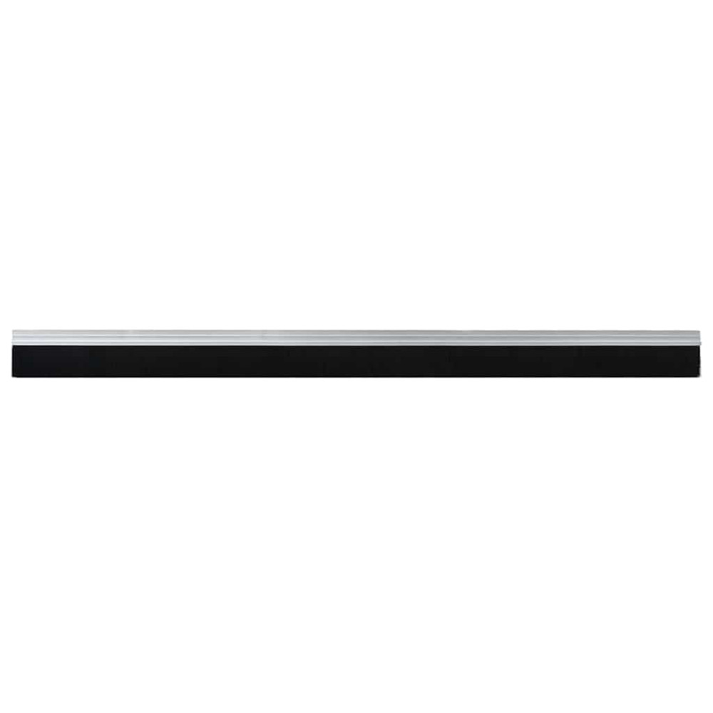 Produktbild för Självhäftande dörrborstlist 12 pcs Silver 100 cm
