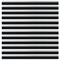 Produktbild för Självhäftande dörrborstlist 12 pcs Silver 100 cm