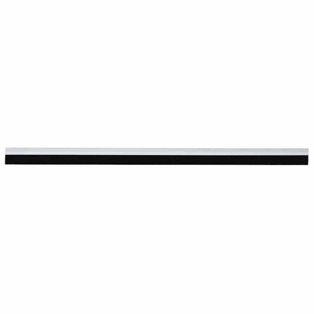 Produktbild för Självhäftande dörrborstlist 2 pcs Vit 100 cm Aluminiumlegering