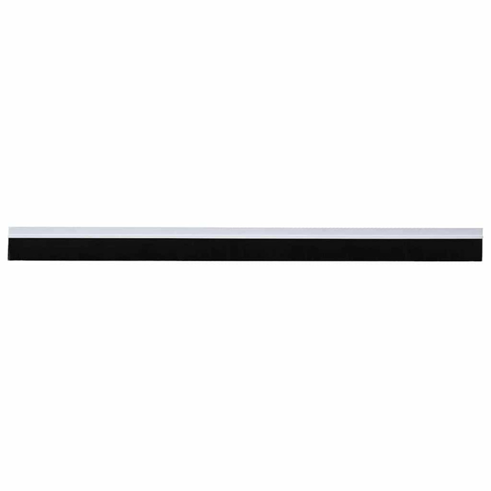 Produktbild för Självhäftande dörrborstlist 2 pcs Vit 100 cm Aluminiumlegering