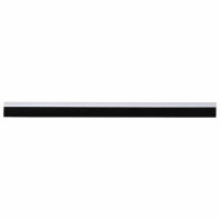 Produktbild för Självhäftande dörrborstlist 6 pcs Vit 100 cm Aluminiumlegering