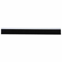 Produktbild för Självhäftande dörrborstlist 6 pcs Vit 100 cm Aluminiumlegering