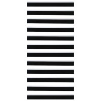 Produktbild för Självhäftande dörrborstlist 12 pcs Vit 100 cm Aluminiumlegering