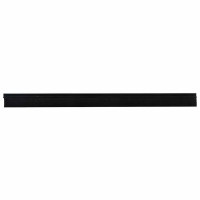 Produktbild för Självhäftande dörrborstlist 12 pcs Svart 100 cm