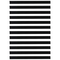 Produktbild för Självhäftande dörrborstlist 12 pcs Svart 100 cm