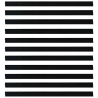 Produktbild för Självhäftande dörrborstlist 12 pcs Svart 100 cm
