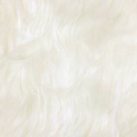 Produktbild för Fuskfäll matta TAFALLA Vit 240 x 340 cm Polyester