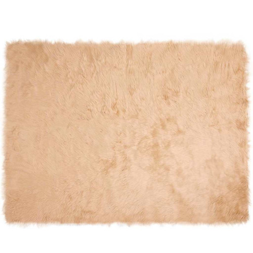 vidaXL Fuskfäll matta TAFALLA Beige 240 x 340 cm Polyester
