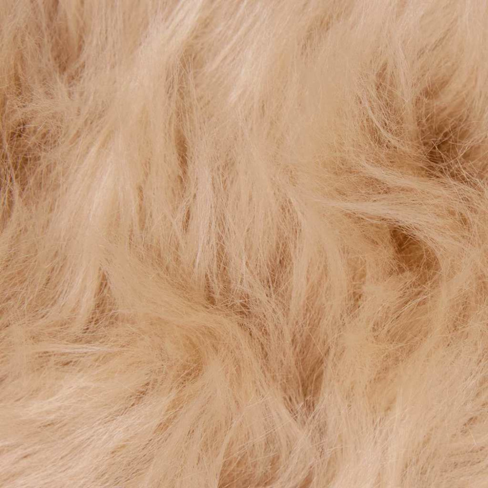 Produktbild för Fuskfäll matta TAFALLA Beige 240 x 340 cm Polyester