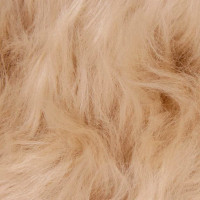 Produktbild för Fuskfäll matta TAFALLA Beige 240 x 340 cm Polyester
