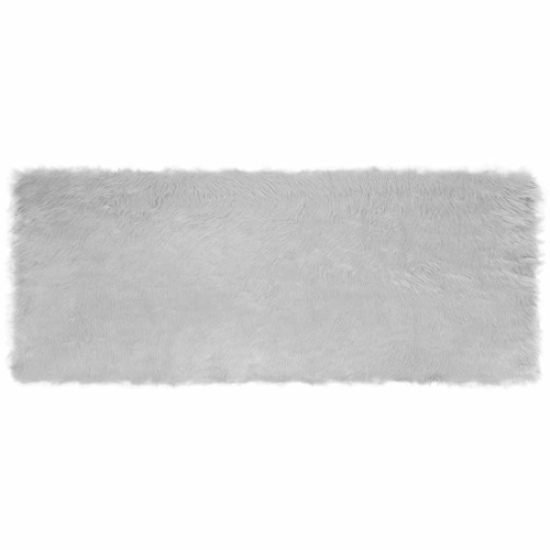 vidaXL Fuskfäll matta TAFALLA Grå 80 x 200 cm Polyester