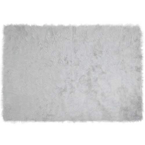 vidaXL Fuskfäll matta TAFALLA Grå 120 x 170 cm Polyester