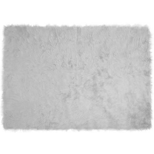 vidaXL Fuskfäll matta TAFALLA Grå 140 x 200 cm Polyester