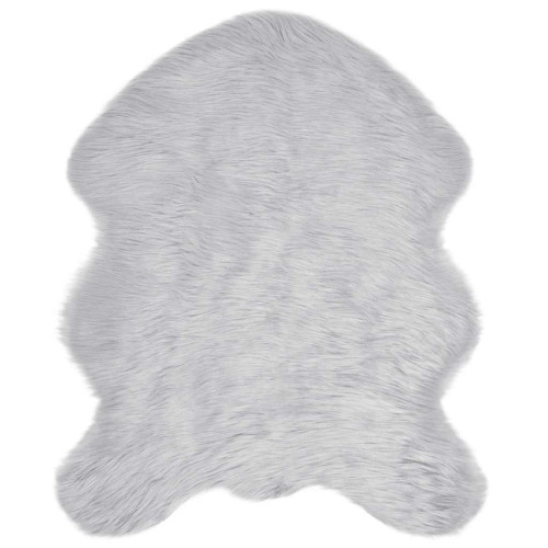 vidaXL Fuskfäll matta TAFALLA Grå 50 x 80 cm Polyester