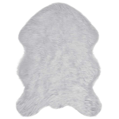 vidaXL Fuskfäll matta TAFALLA Grå 80 x 120 cm Polyester