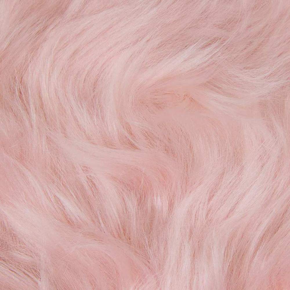 Produktbild för Fuskfäll matta TAFALLA Rosa 100 x 200 cm Polyester