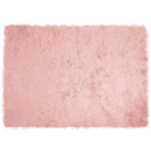 vidaXL Fuskfäll matta TAFALLA Rosa 120 x 170 cm Polyester