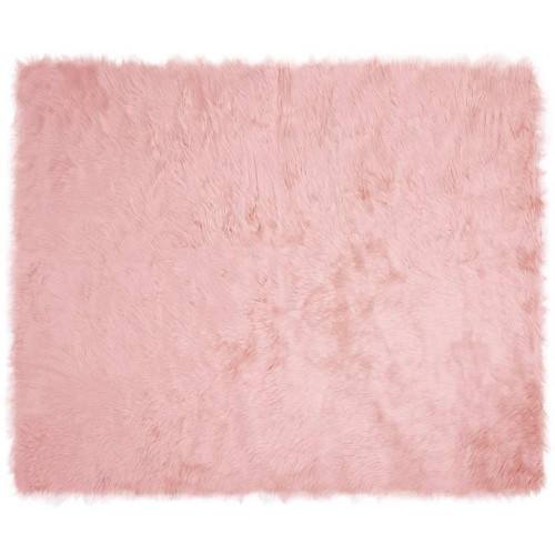vidaXL Fuskfäll matta TAFALLA Rosa 200 x 280 cm Polyester