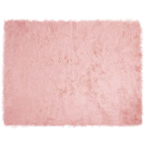 vidaXL Fuskfäll matta TAFALLA Rosa 240 x 340 cm Polyester