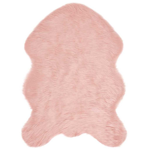 vidaXL Fuskfäll matta TAFALLA Rosa 60 x 90 cm Polyester