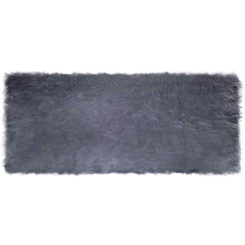 vidaXL Fuskfäll matta TAFALLA Antracit 80 x 200 cm Polyester