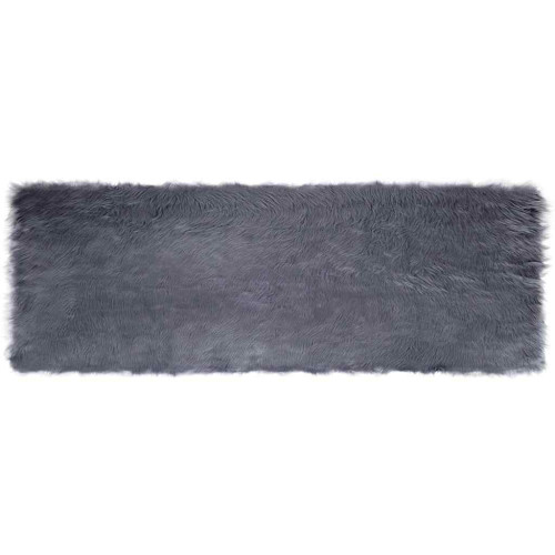 vidaXL Fuskfäll matta TAFALLA Antracit 80 x 250 cm Polyester