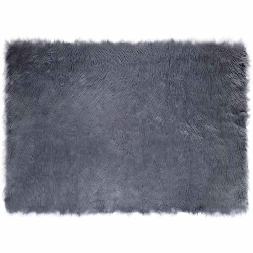 vidaXL Fuskfäll matta TAFALLA Antracit 120 x 170 cm Polyester
