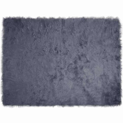 vidaXL Fuskfäll matta TAFALLA Antracit 160 x 230 cm Polyester