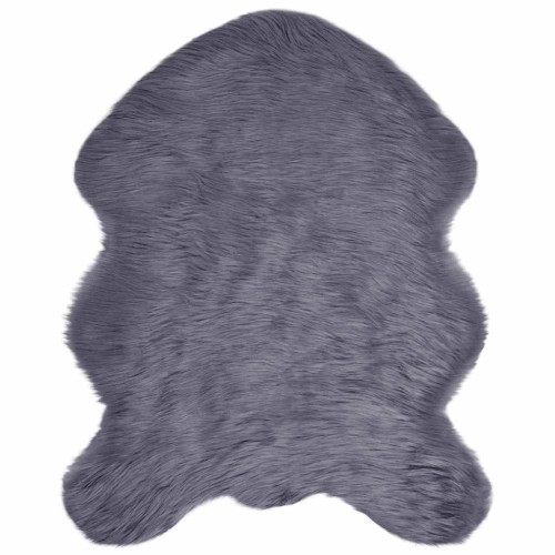 vidaXL Fuskfäll matta TAFALLA Antracit 50 x 80 cm Polyester
