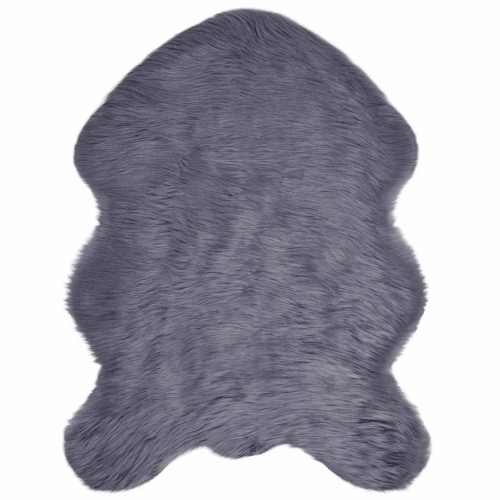 vidaXL Fuskfäll matta TAFALLA Antracit 80 x 120 cm Polyester