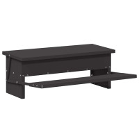 Produktbild för Kyckling Trampmatare Svart 48,5 x 39,5 x 19 cm Kallvalsat Stål