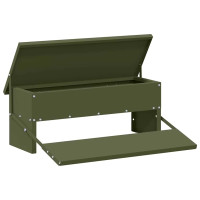 Produktbild för Kyckling Trampmatare Olivgrön 48,5 x 39,5 x 19 cm