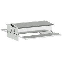 Produktbild för Kyckling Trampmatare Silver 75 x 53 x 20,5 cm Galvaniserat Stål