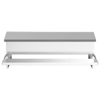 Produktbild för Kyckling Trampmatare Silver 75 x 53 x 20,5 cm Galvaniserat Stål
