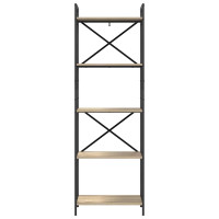Produktbild för Hyllsystem Sonoma-ek 56 x 34 x 171 cm Konstruerat trä