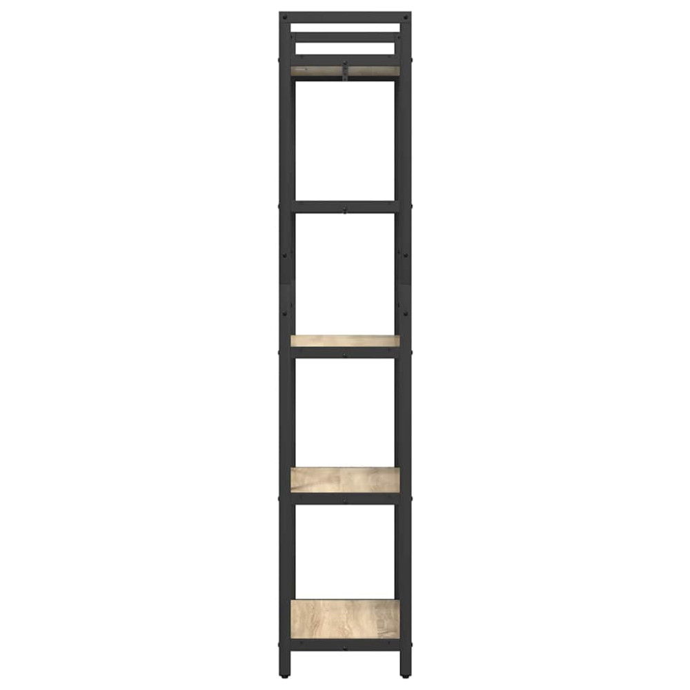 Produktbild för Hyllsystem Sonoma-ek 56 x 34 x 171 cm Konstruerat trä