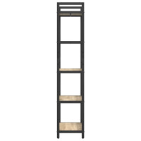 Produktbild för Hyllsystem Sonoma-ek 56 x 34 x 171 cm Konstruerat trä