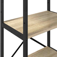 Produktbild för Hyllsystem Sonoma-ek 56 x 34 x 171 cm Konstruerat trä