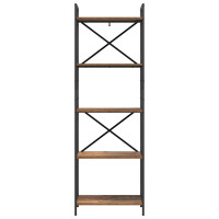 Produktbild för Hyllsystem Gammalt trä 56 x 34 x 171 cm Konstruerat trä