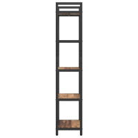 Produktbild för Hyllsystem Gammalt trä 56 x 34 x 171 cm Konstruerat trä