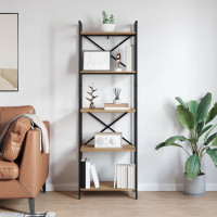Produktbild för Hyllsystem Artisan Ek 56 x 34 x 171 cm Konstruerat trä