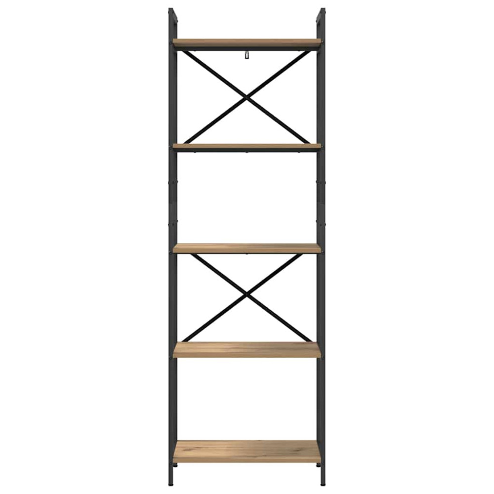 Produktbild för Hyllsystem Artisan Ek 56 x 34 x 171 cm Konstruerat trä