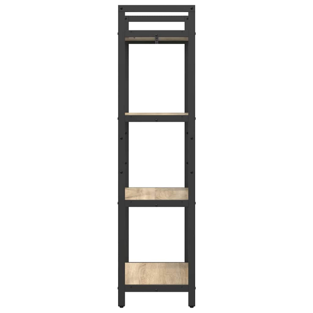Produktbild för Hyllsystem Sonoma-ek 56 x 34 x 133,5 cm Konstruerat trä