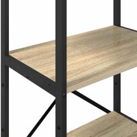 Produktbild för Hyllsystem Sonoma-ek 56 x 34 x 133,5 cm Konstruerat trä