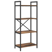 Produktbild för Hyllsystem Gammalt trä 56 x 34 x 133,5 cm Konstruerat trä