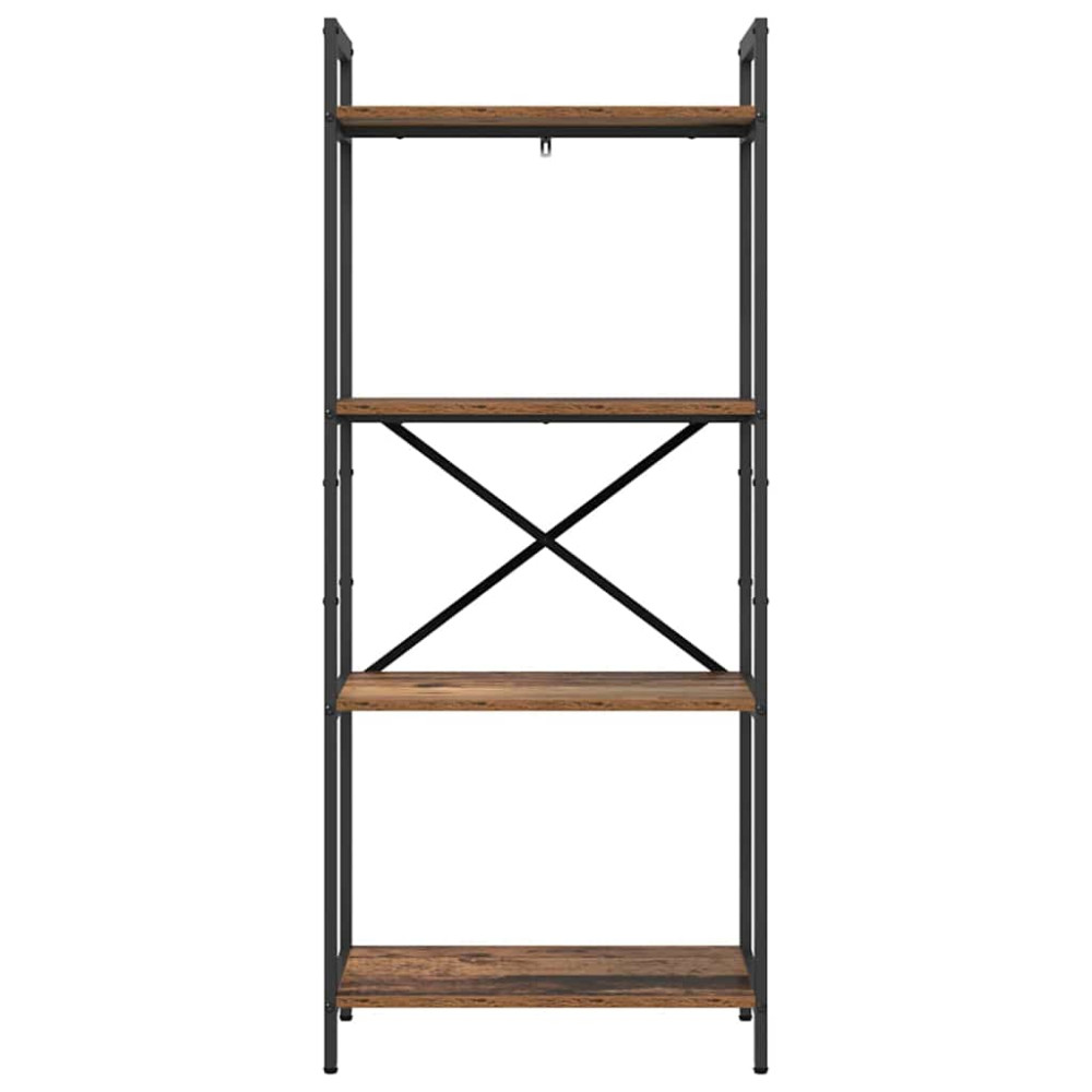 Produktbild för Hyllsystem Gammalt trä 56 x 34 x 133,5 cm Konstruerat trä