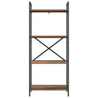 Produktbild för Hyllsystem Gammalt trä 56 x 34 x 133,5 cm Konstruerat trä